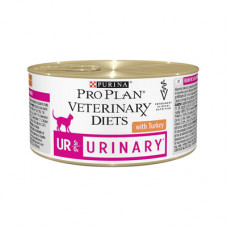 Pro Plan Veterinary Diets Feline UR, Urinary консервы для кошек, при мочекаменной болезни,индейка 195г