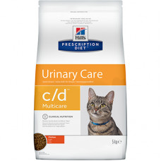Hill's Prescription Diet c/d Multicare Urinary Care для кошек (курица) (Здоровье мочевыводящих путей) 10 кг