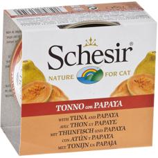 Консервы для кошек Schesir Tuna Papaya (Тунец, папайа) 75 г